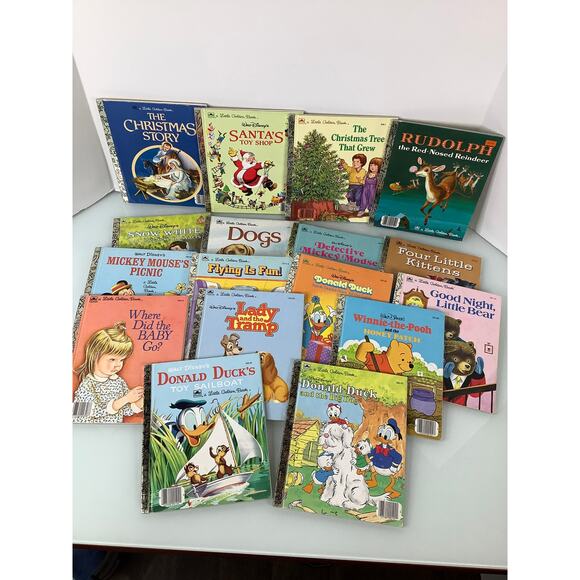Vintage A little golden book 14 book bundle EUC - Picture 2 of 9